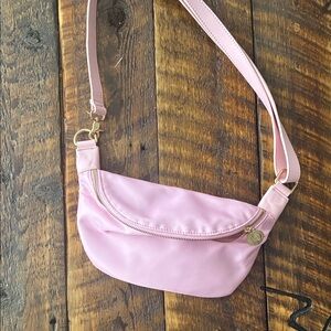 Elegant Pink Crossbody Bag